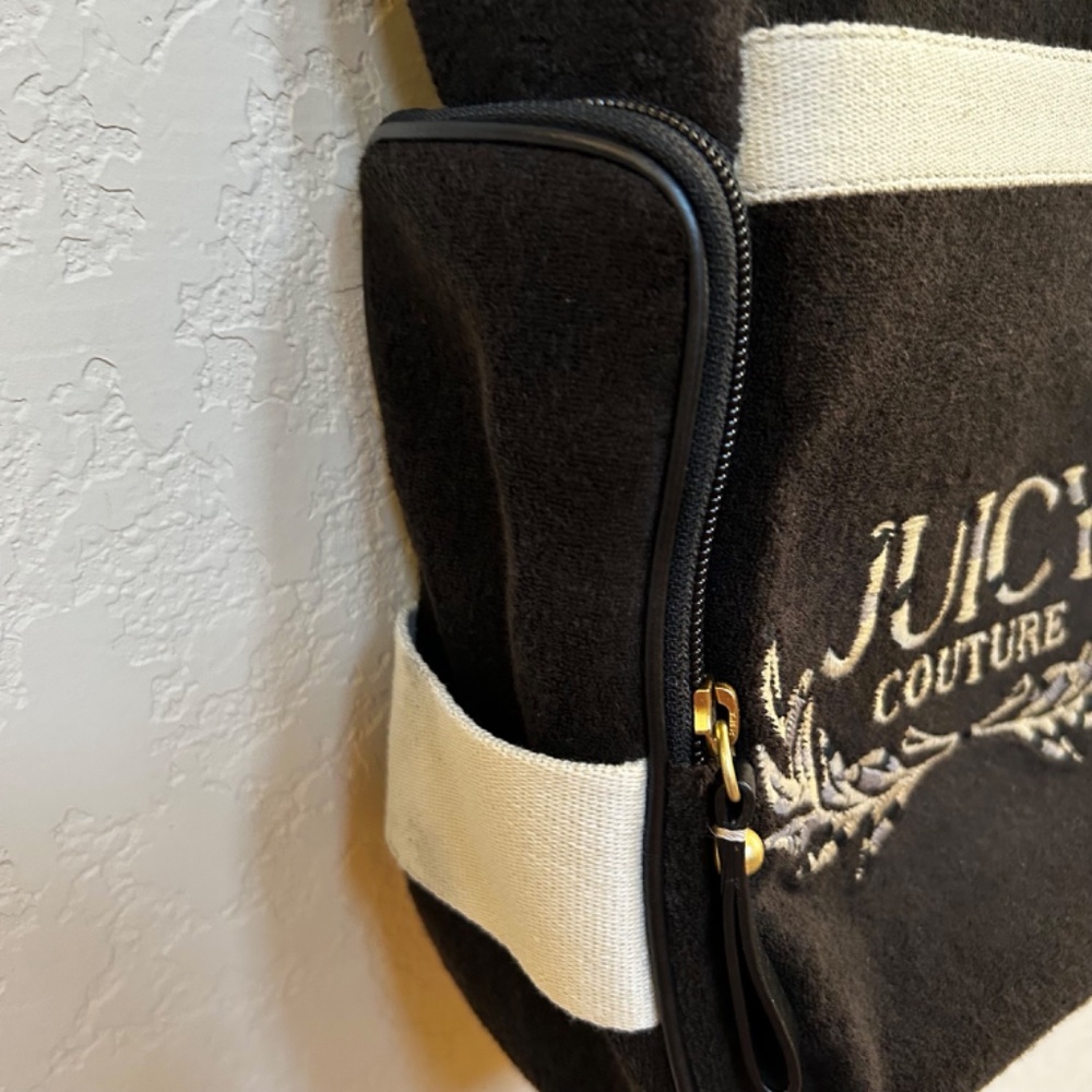 Juicy Couture Baby Brown Velour Diaper Bag Set . NWOT. Authentic & Rare - Picture 8 of 16